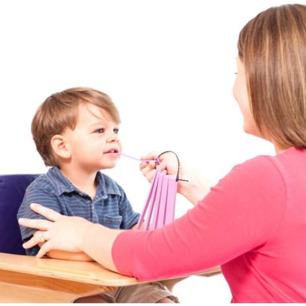TalkTools® -Σετ μασητικών μπλοκ σιαγόνας μωβ (Bite Blocks Purple- Sensory Friendly) - Image 2