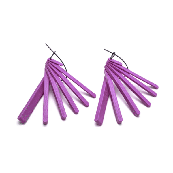 TalkTools® -Σετ μασητικών μπλοκ σιαγόνας μωβ (Bite Blocks Purple- Sensory Friendly) - Image 3