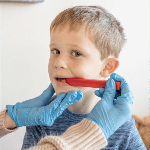 TalkTools® -Σετ μασητικών μπλοκ σιαγόνας κόκκινο (Jaw Grading Bite Blocks Red) - Image 2